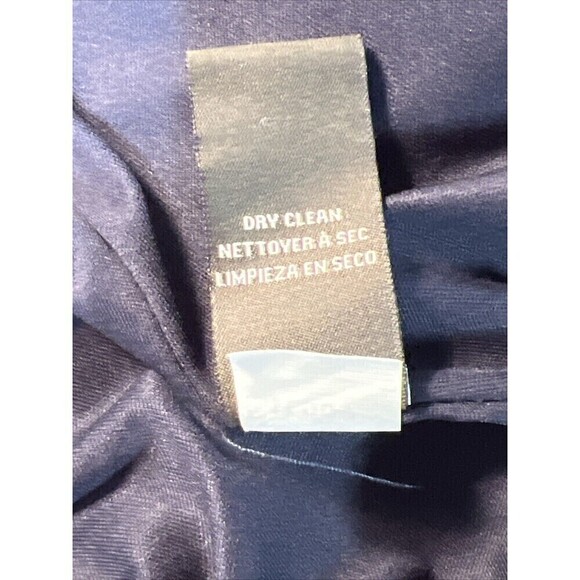 Vera Wang Dress Maxi Bridesmaid Ball Sleeveless Dress Gown Navy Blue Size 12 - Picture 11 of 11